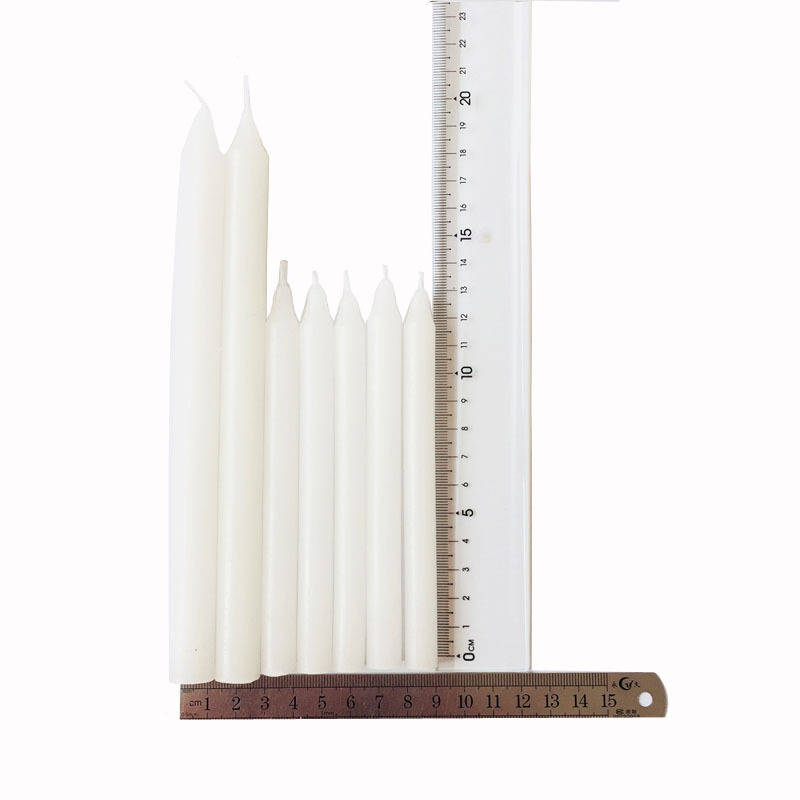 candle manufacturer long burning time cheap stick white plain candle