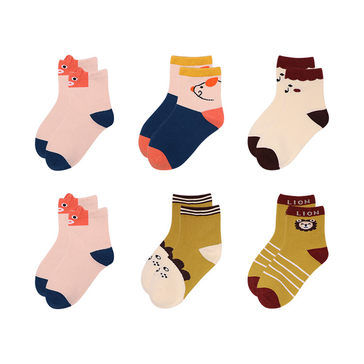 China factory custom various kinds kids ankle rube cartoon socks for baby