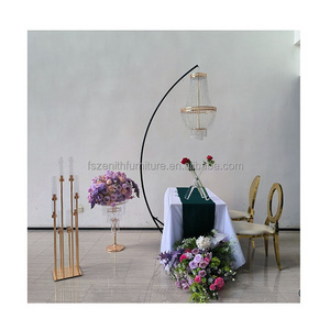 Wedding Decoration Floor Standing Metal Cake Hanger and Coupler Swing Chandelier Stand