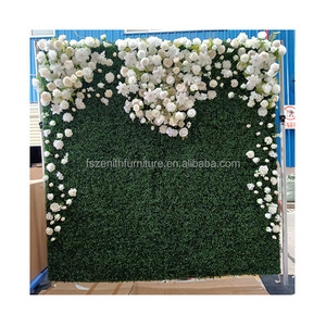 Event Supplies Vertical Plants Wall Hanging Artificial Green Sea Grass Wall Backdrop for Parties