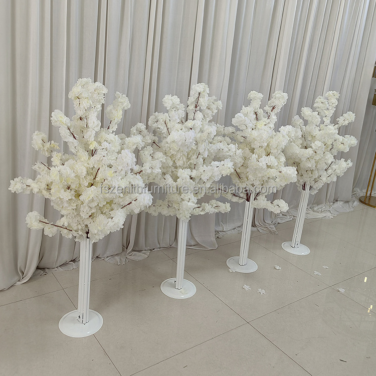 Flower centerpiece artificial cherry blossom tree centerpieces for wedding table decoration