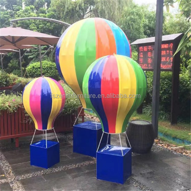 Customized large luxury outdoor fiberglass hot air balloon for wedding