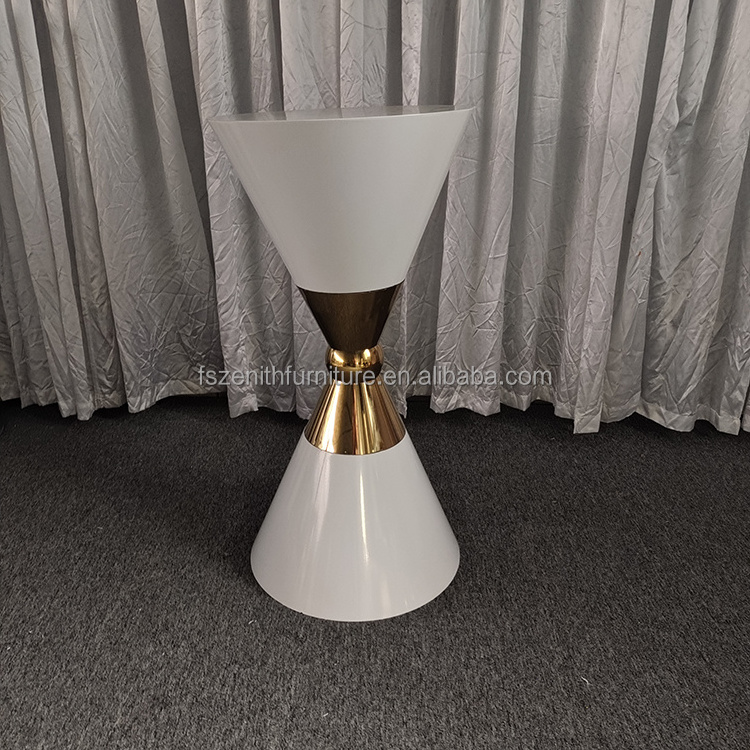 Wholesale mirror royal stainless steel high top wedding party cocktail table