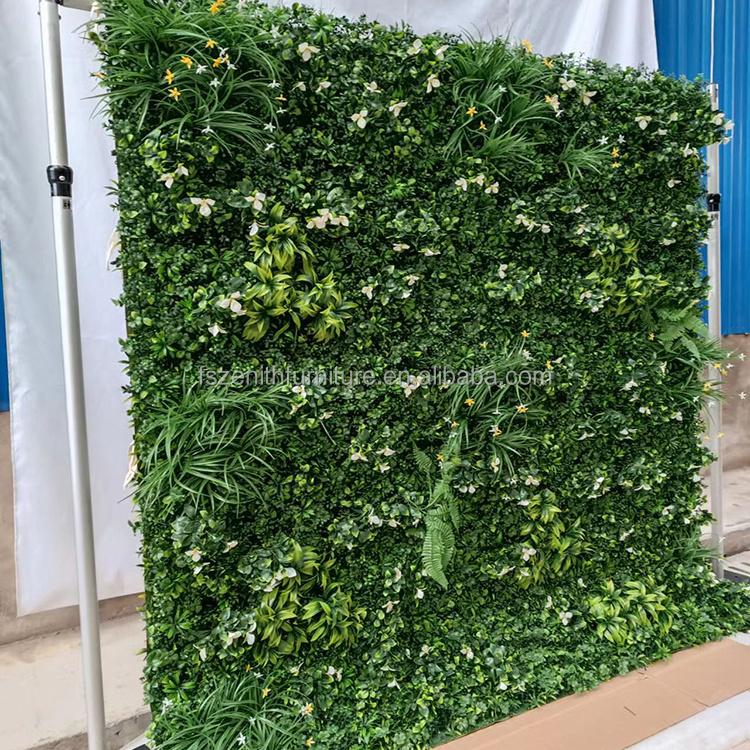 Artificial Wedding Green Grass Wall Backdrop Decor Silk Artificial Flower Green Wall Decoration