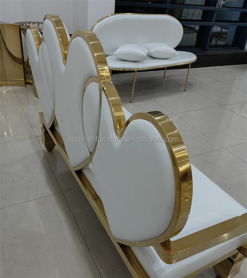 High Quality Heart Shape Furniture Sofa Bride and Groom Wedding Sofas for Wedding Decoration