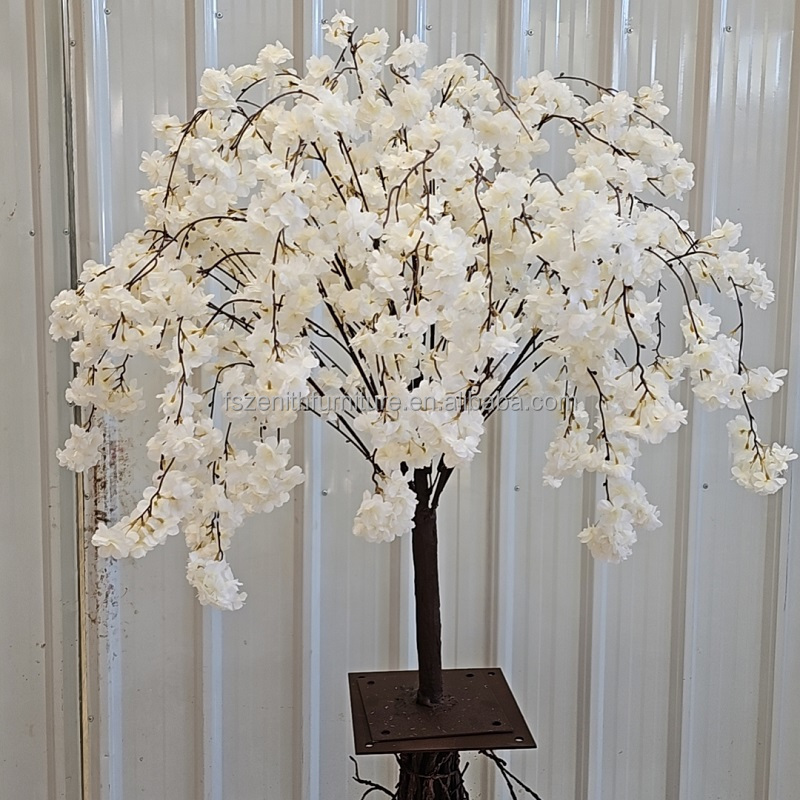 Flower centerpiece artificial cherry blossom tree centerpieces for wedding table decoration