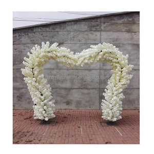 Outdoor Decor Sakura Tree Large Heart Arch Japanese Cherry Blossom Trees For Wedding Entrance