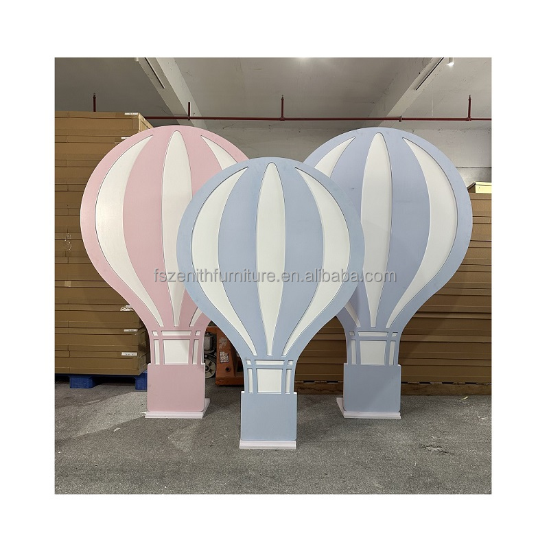 Wedding event prop hot air balloon pink hot balloon decoration for sale