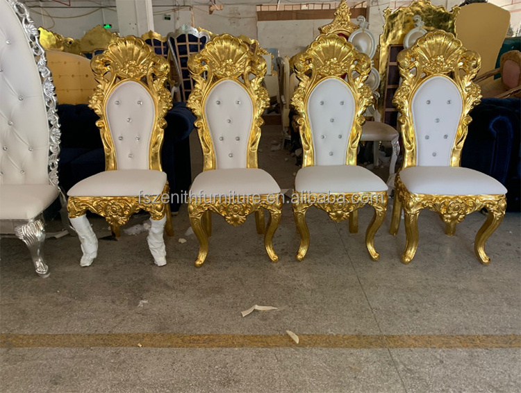 Wholesale Banquet Hotel Luxury High Back Event Decor Queen Sofa King Throne Chairs for Wedding