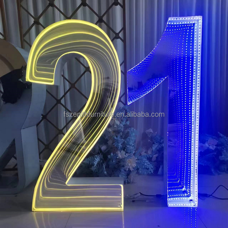 Wedding decorations led love sign 4ft large marquee letters 3d infinity mirror letter