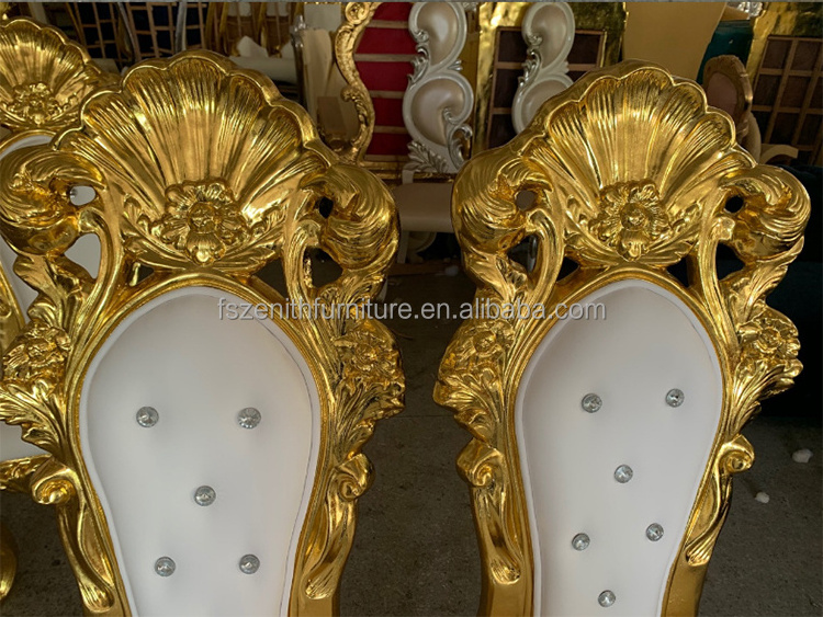 Wholesale Banquet Hotel Luxury High Back Event Decor Queen Sofa King Throne Chairs for Wedding