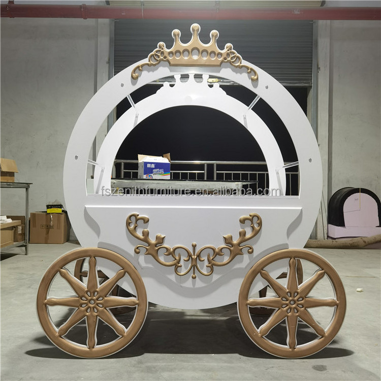 Wedding backdrop decorations champagne dessert display cart cotton candy carts for parties