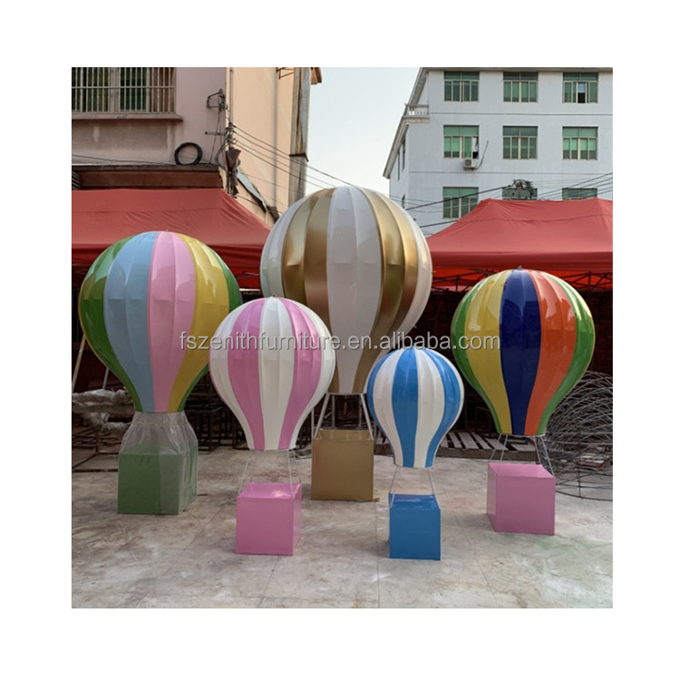 Customized large luxury outdoor fiberglass hot air balloon for wedding