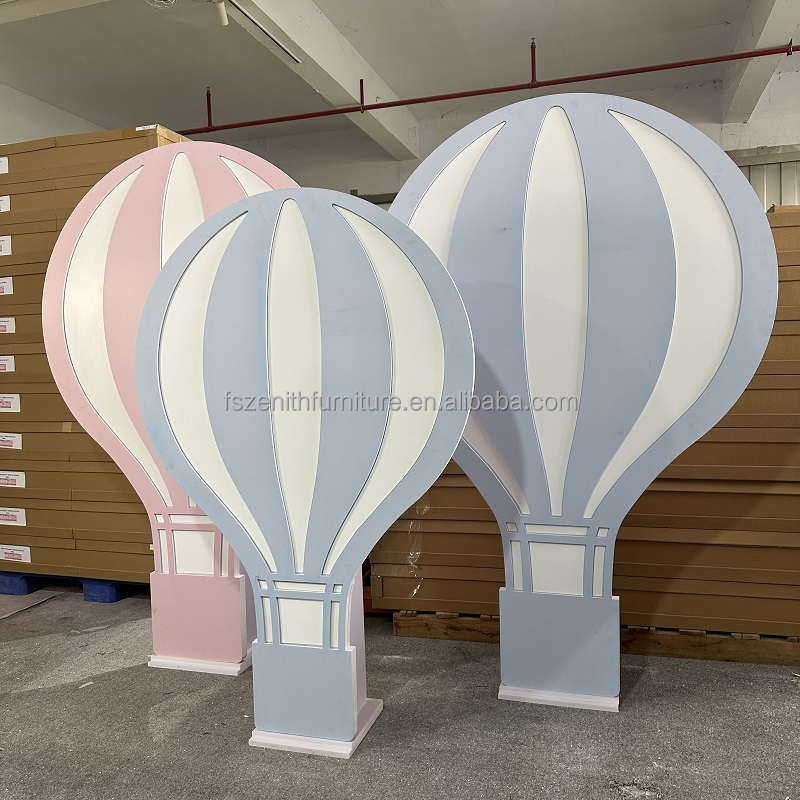 Wedding event prop hot air balloon pink hot balloon decoration for sale