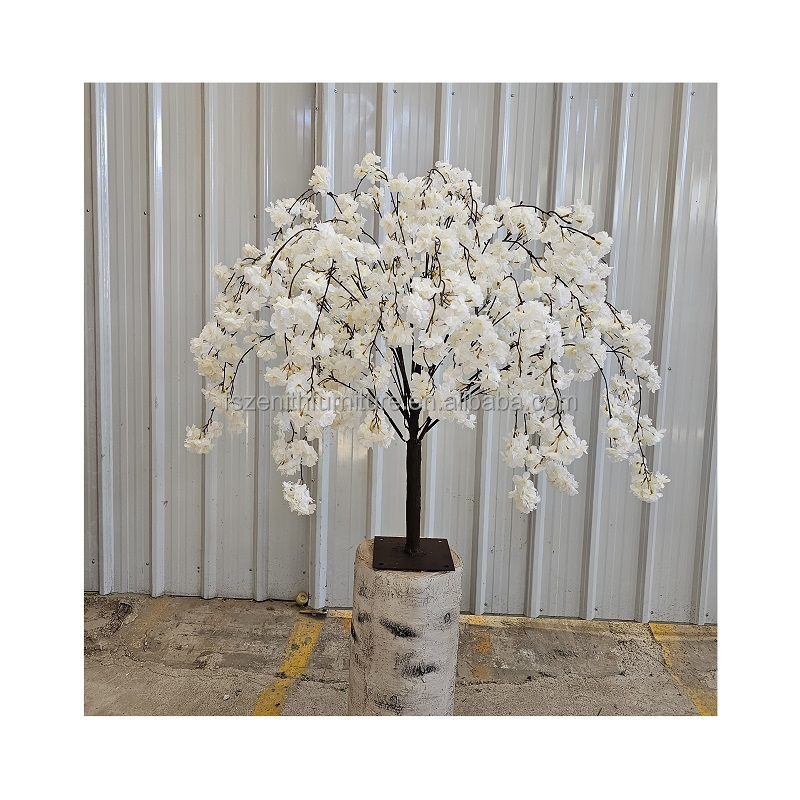 Flower centerpiece artificial cherry blossom tree centerpieces for wedding table decoration