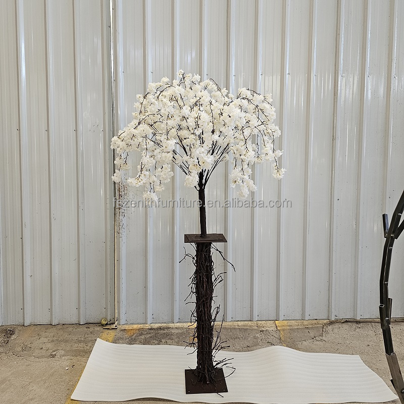 Flower centerpiece artificial cherry blossom tree centerpieces for wedding table decoration