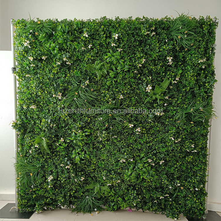 Artificial Wedding Green Grass Wall Backdrop Decor Silk Artificial Flower Green Wall Decoration