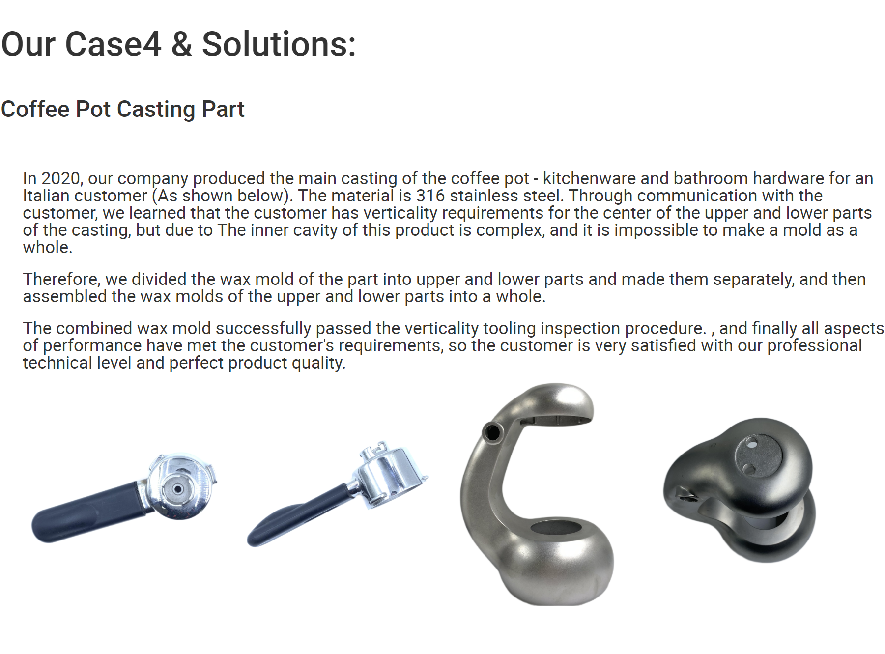 OEM Casting Services Lost wax Investment Casting Products Stainless Steel Fabrication Services CNC Machining Part