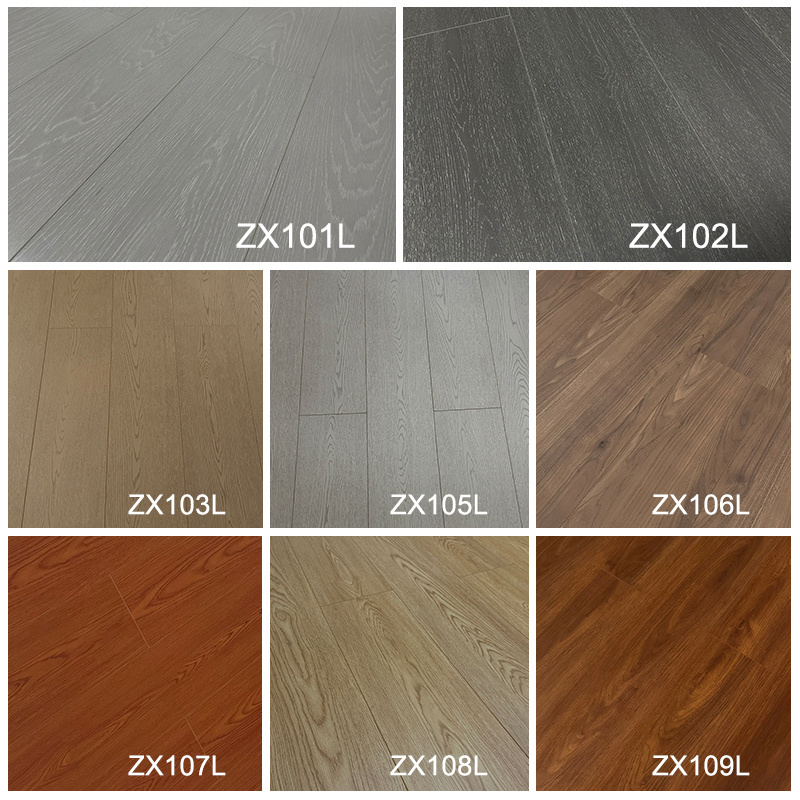 HDF MDF Laminate Wood Flooring 1220mm Modern Dedicated Laminate Flooring Indoor High Gloss Grade AC3/AC4/AC5