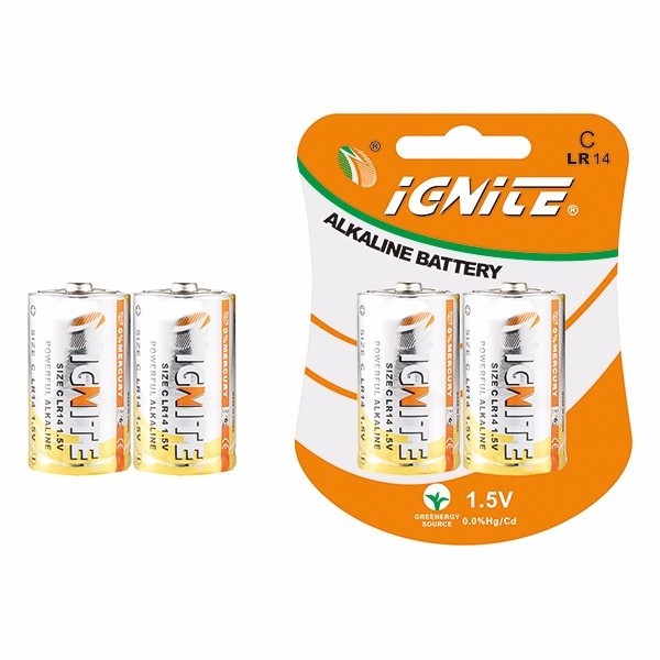 Dry Cell Alkaline Battery Manufacturers Dry Battery C LR14 For Home Appliances