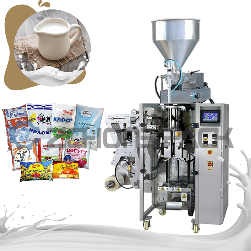 Milk Honey Yogurt Juice Liquid Paste Automatic Vertical Filling Packaging Machine