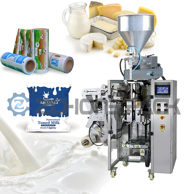 Milk Honey Yogurt Juice Liquid Paste Automatic Vertical Filling Packaging Machine