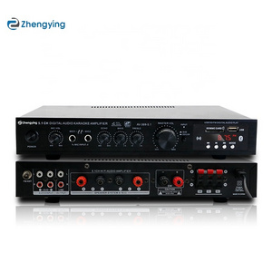 Hot Sales LDZS 5.1 channel ktv home theatre system 2 mics Input speaker mixer professional audio stereo amplifiers