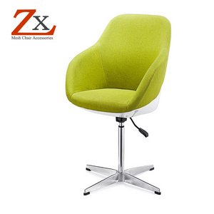 Fabric furniture leisure lift swivel living room chair/hotel mould foam lobby chair/S688