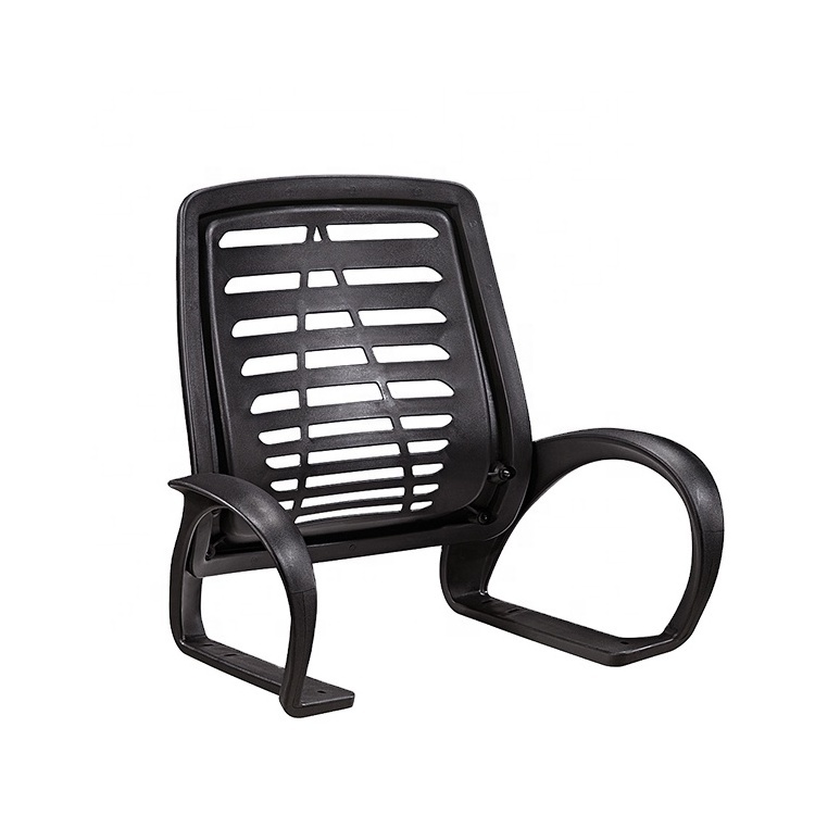 Factory wholesale office chair components replacement mould low back plastic mesh chair backrest part office chair back frame