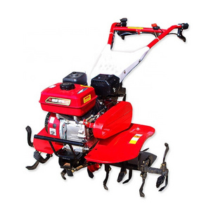 Agricultural Machinery Equipment Diesel 6HP Cultivator  Multifunctional Motocultor Two Wheel Power Mini Tiller Walking Tractor