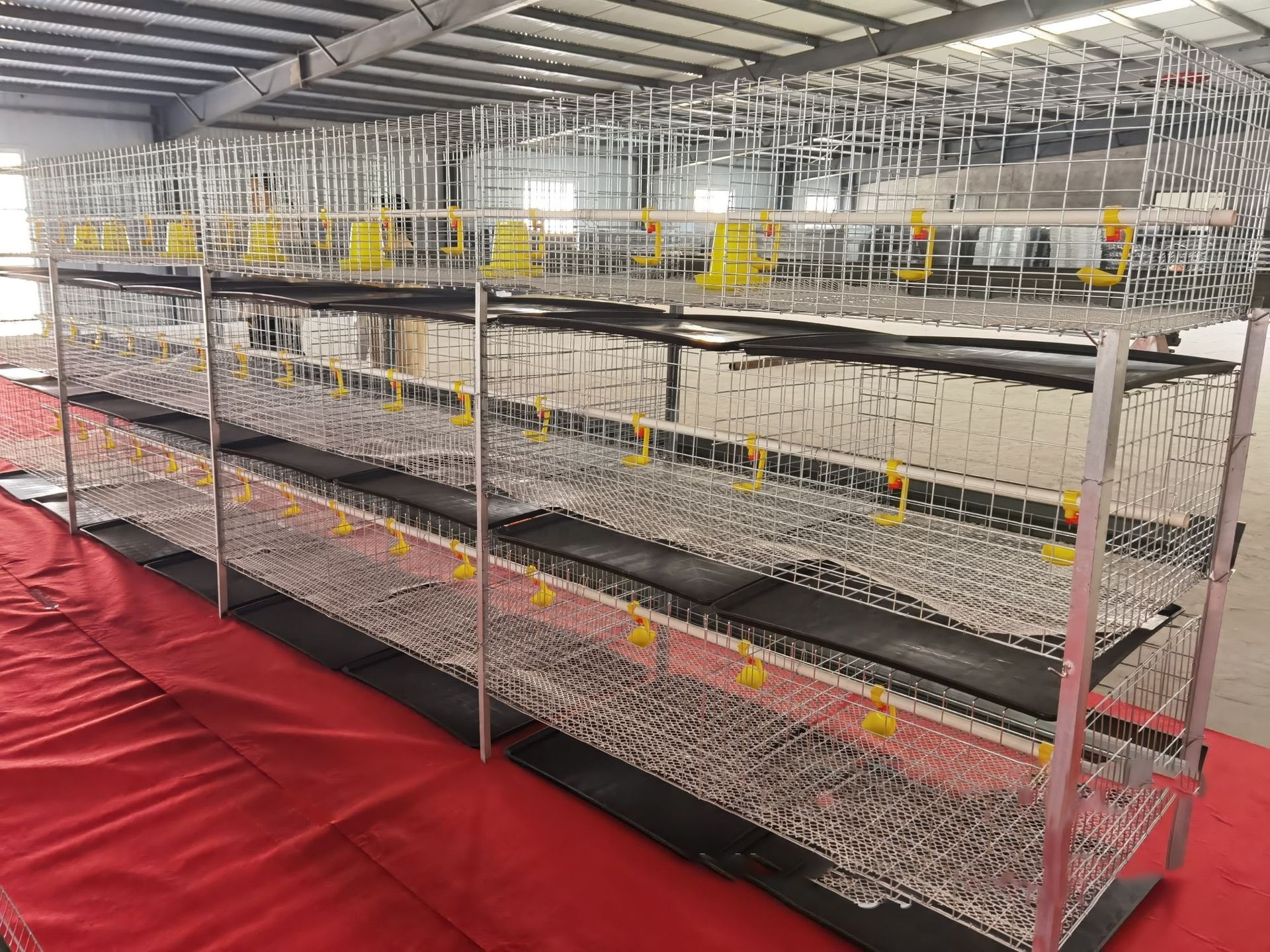 OEM Customized 3-12 tiers Poultry Farming Equipment H Type Chicken Battery Layer Broiler Cages System Birds Layer Cage for sale