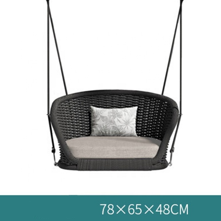 Hammock Chair Macrame Swing Patio Swings Hanging Cotton Rope Hammock Patio Swings Hanging Chair for Indoor and Outdoor Use