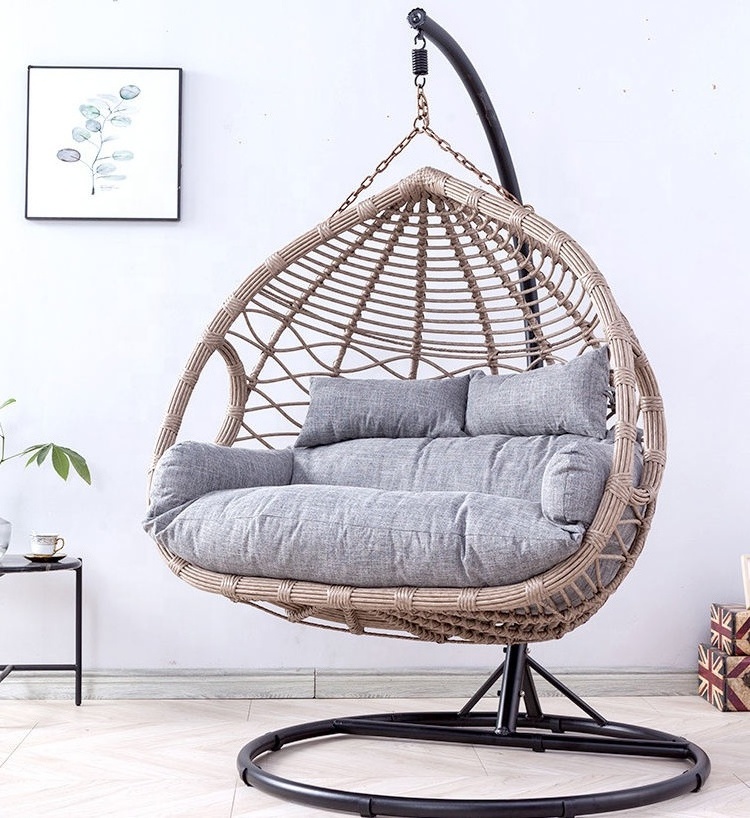 Swing Garden Outdoor Set Luxury Kids Parts Furniture Bed Canopy Egg Wrought Iron Rattan Wicker Swing Chair