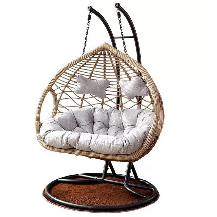 Swing Garden Outdoor Set Luxury Kids Parts Furniture Bed Canopy Egg Wrought Iron Rattan Wicker Swing Chair