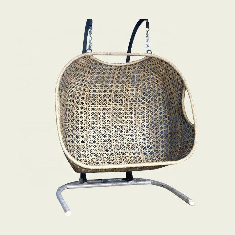 Wholesale Outdoor Garden Furniture Hanging Chairs Swing Standing Double Hanging Wicker Egg Chair