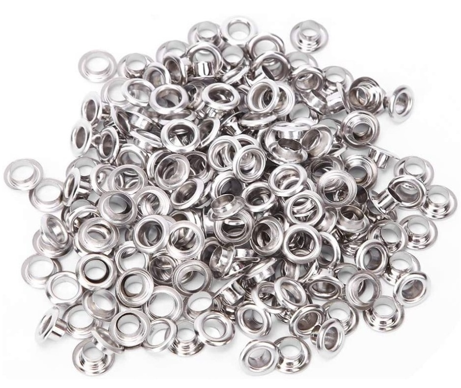 Customized Round Shaped Grommet Eyelets stainless steel Eyelets