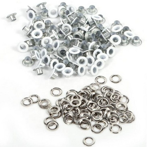 Customized Round Shaped Grommet Eyelets stainless steel Eyelets