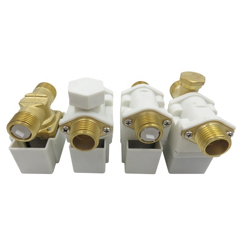 G1/2'' Brass electric solenoid valve N/C 12v 24v 220v Water Air Inlet Flow Switch for solar water heater valve