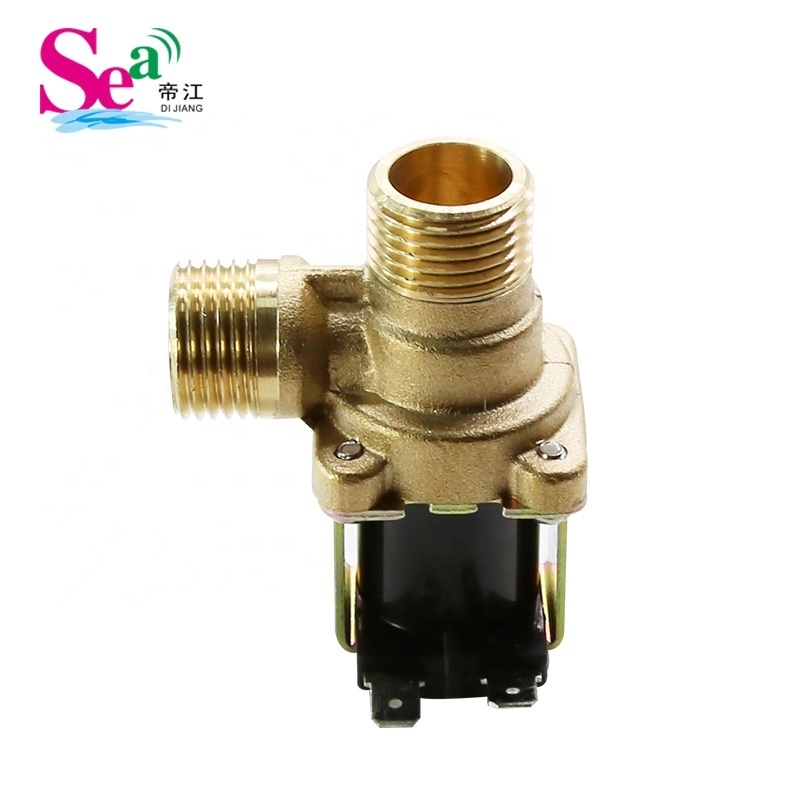 SEA NORMALLY CLOSED INLET WASHING MACHINE VALVE DC12V WATER BRASS VALVE FCDJ-09