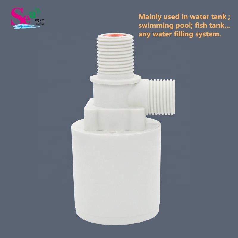 Basin Faucet Kitchen Valve DN15 Water Level Control 1/2'' 3/4'' Automatically Fill & Stop Valve Nylon Float Ball