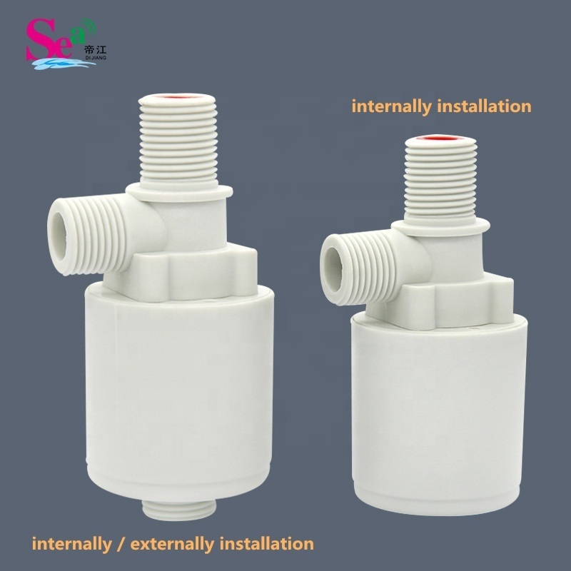 Basin Faucet Kitchen Valve DN15 Water Level Control 1/2'' 3/4'' Automatically Fill & Stop Valve Nylon Float Ball