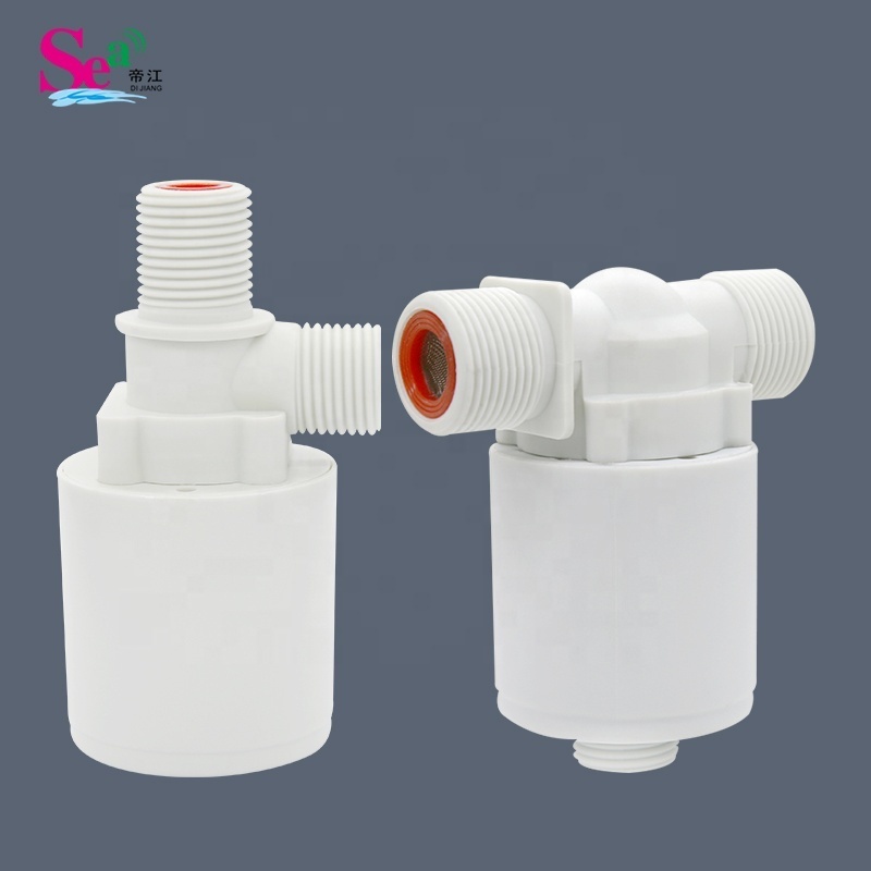 Basin Faucet Kitchen Valve DN15 Water Level Control 1/2'' 3/4'' Automatically Fill & Stop Valve Nylon Float Ball