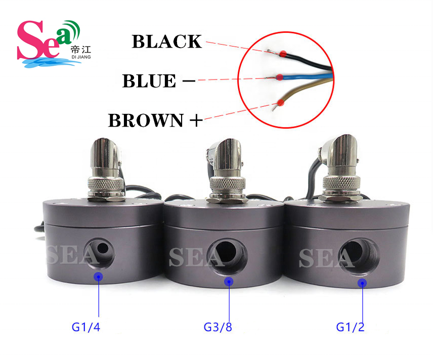 SEA OEM Gear Sensor Factory Price Oval Meter G1/2 Pipe Connection Counter Gear Meter 2.4*Q=144 pulses for diesel