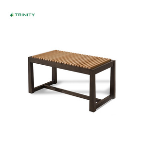 Custom 5 star solid wood guestroom hotel furniture luggage stand wooden luggage rack for hotel bedroom