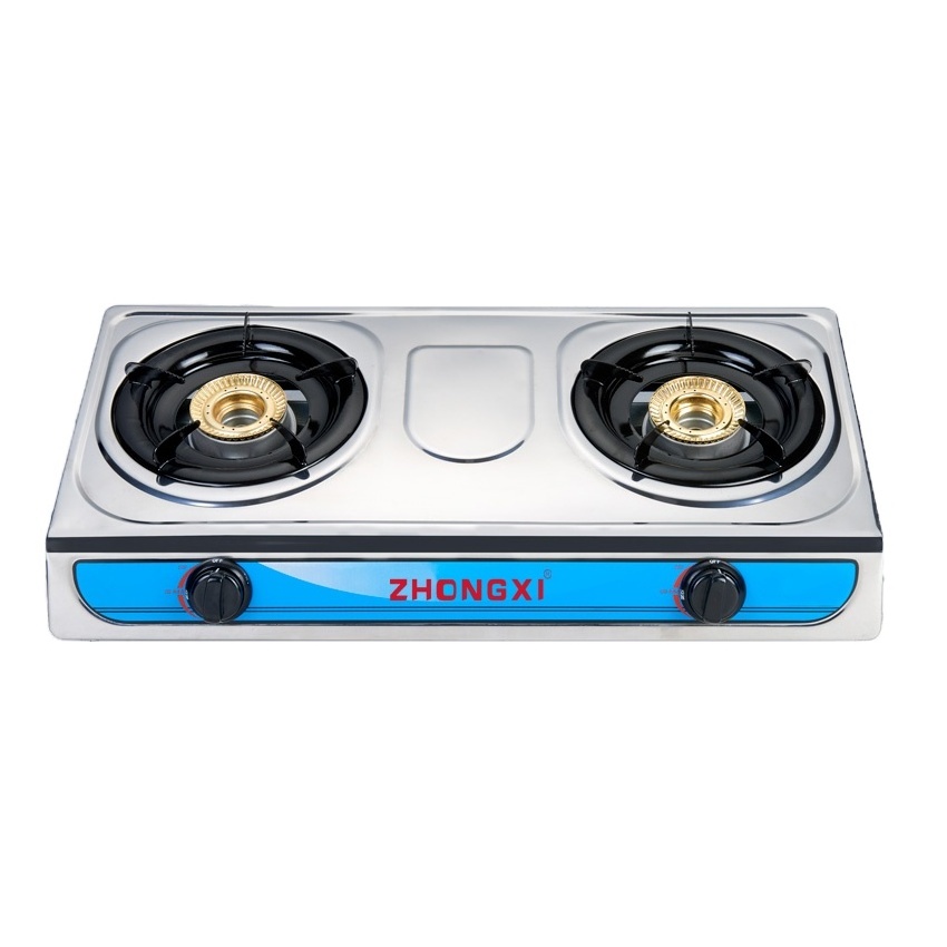 Gas Burner stove Stainless Steel Gas Stove 2 Burner Cooktops