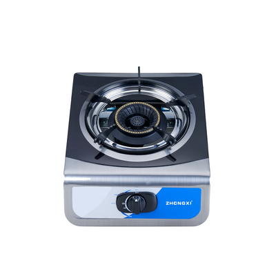 Single Gas Cooker Smart Small Burner Biogas Portable Stainless Steel 1 Burner Gas Stove Home Cooking Appliance