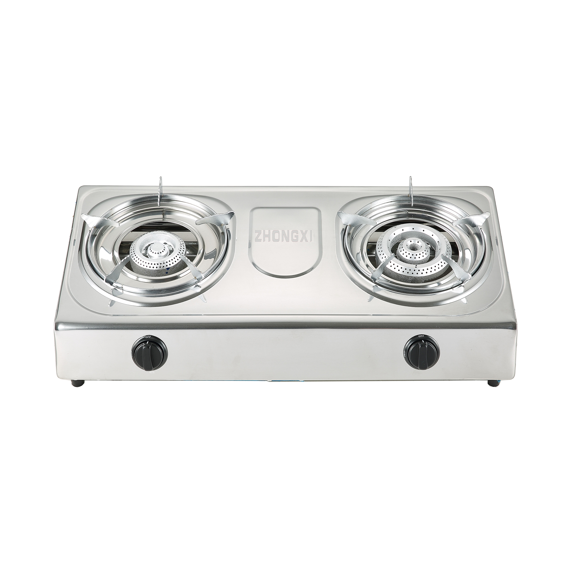 Cooking Appliance Household 2 Burner Gas stove stainless steel stove Cast Iron Burner Table Top Gas Stove Blue Flame Cooker