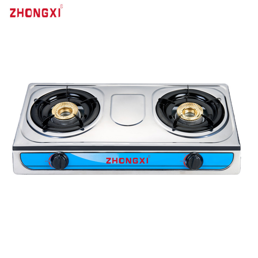 Gas Burner stove Stainless Steel Gas Stove 2 Burner Cooktops