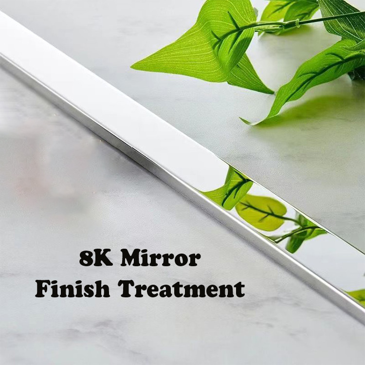 Mirror Trim Decorative Stainless Steel U Channel Shape Angle Tile Trim For Wall Decoration