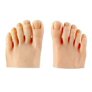 1pcs Nail Practice Foot Mannequin With False Toes For Pedicure Training Nail Display